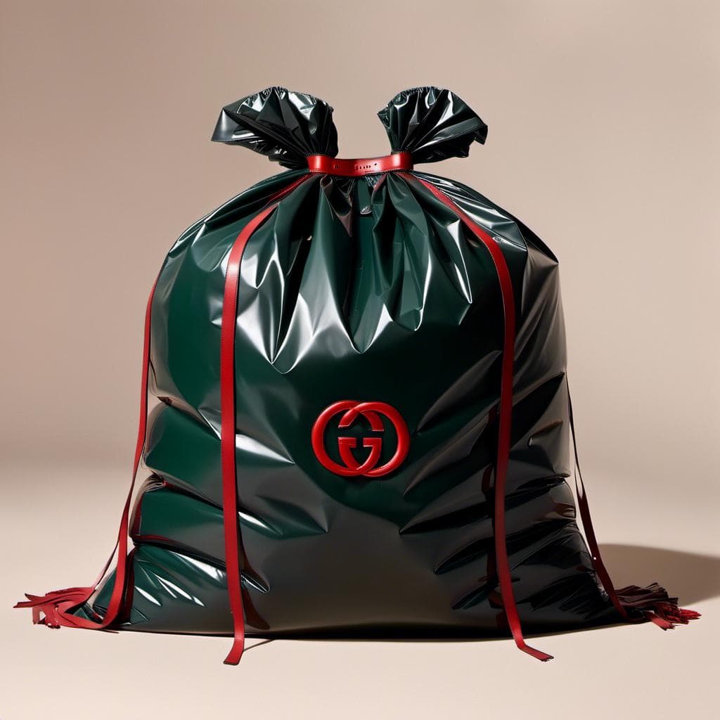 2XL Green Bag w/ Red Logo & Sewn Finish